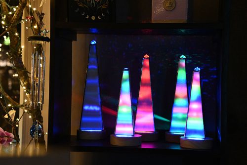 Spiriscope with crystal